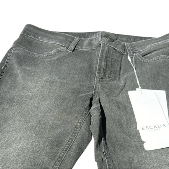 ESCADA SPORT black cropped jeggings, NWT - Picture 3 of 15